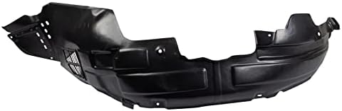 TRQ Front Left Inner Fender Liner Black Drivers Side