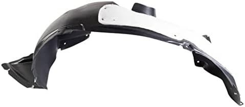 TRQ Front Left Inner Fender Liner Black Drivers Side