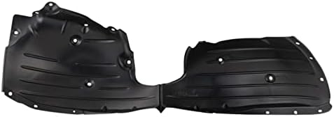 TRQ Front Left Inner Fender Liner Black Drivers Side