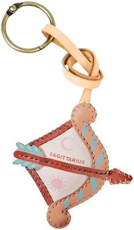 Zodiac Horoscope Bag Charm - Unique Purse Charm Keychain for Backpacks