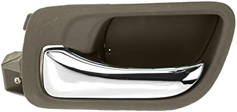 TRQ Front Interior Inside Taupe Door Handle Pair Set