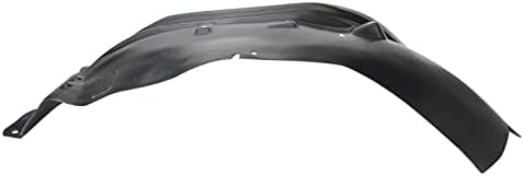 TRQ Front Right Inner Fender Liner Black Passenger Side