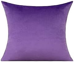 VAKADO Purple Throw Pillow Covers Decorative 20x20 Set of 2 Outdoor Decor Couch Cushion Covers Pillowcases Home Bed Decoration for Sofa Bedroom Office - Image 2