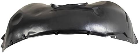 TRQ Front Right Inner Fender Liner Black Passenger Side