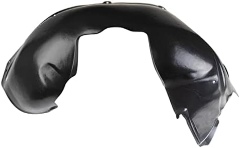TRQ Front Left Inner Fender Liner Black Drivers Side