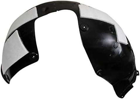 TRQ Front Left Inner Fender Liner Black Drivers Side