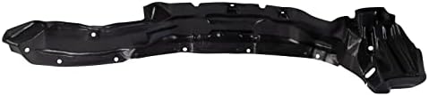 TRQ Front Left Inner Fender Liner Black Drivers Side