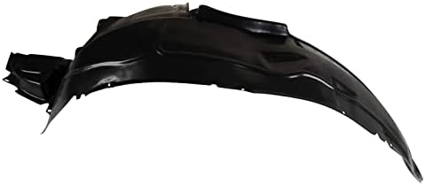 TRQ Front Left Inner Fender Liner Black Drivers Side