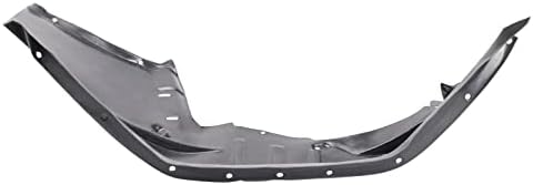TRQ Front Left Inner Fender Liner Black Drivers Side