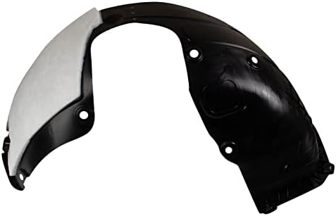 TRQ Front Left Inner Fender Liner Black Drivers Side
