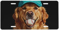 Golden Retriever Baseball Front License Plate 6" * 12" for Women