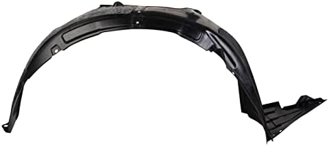 TRQ Front Right Inner Fender Liner Black Passenger Side