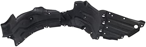 TRQ Front Left Inner Fender Liner Black Drivers Side