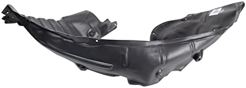 TRQ Right Inner Fender Liner Black Passenger Side