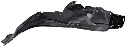 TRQ Front Left Inner Fender Liner Black Drivers Side