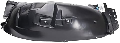 TRQ Front Right Inner Fender Liner Black Passenger Side