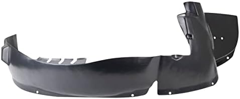TRQ Front Right Inner Fender Liner Black Passenger Side