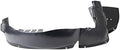 TRQ Front Right Inner Fender Liner Black Passenger Side