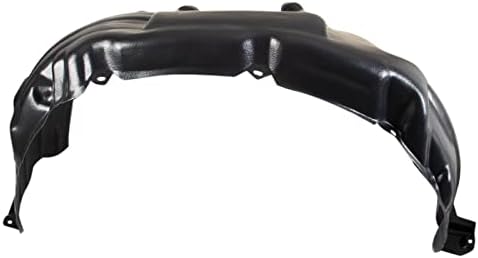 TRQ Front Left Inner Fender Liner Black Drivers Side