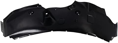 TRQ Front Right Inner Fender Liner Black Passenger Side