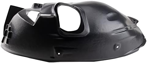 TRQ Front Left Inner Fender Liner Black Drivers Side