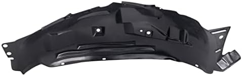 TRQ Front Right Inner Fender Liner Black Passenger Side