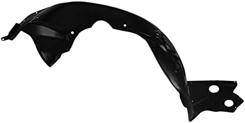 TRQ Front Left Inner Fender Liner Black Drivers Side