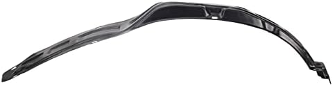 TRQ Front Right Inner Fender Liner Black Passenger Side