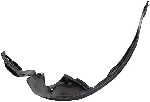 TRQ Front Right Inner Fender Liner Black Passenger Side