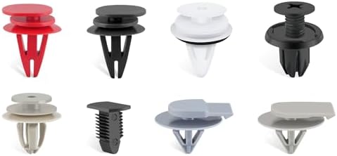 GOOACC 130PCS Body Interior and Exterior Retainer Fastener Clip Rocker Moulding Clip W/Sealer for Mini Cooper 51-71-7-127-742 07-13-1-480-419 BMW Lawson Clip Lizard - Image 2