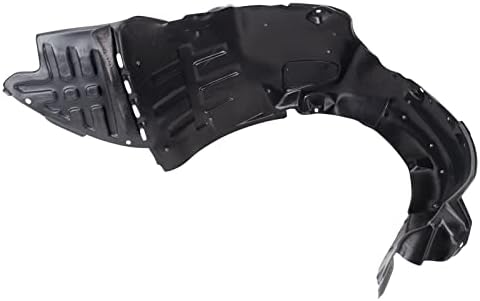TRQ Front Right Inner Fender Liner Black Passenger Side