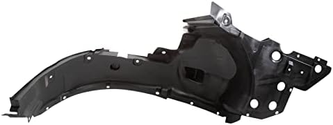 TRQ Front Left Inner Fender Liner Black Drivers Side