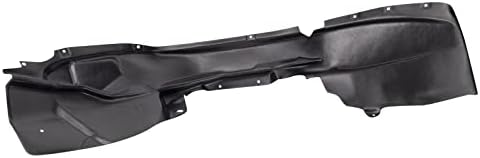 TRQ Front Right Inner Fender Liner Black Passenger Side