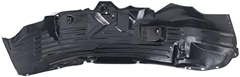 TRQ Front Right Inner Fender Liner Black Passenger Side