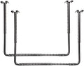 HyLoft Adjustable Garage Ceiling Mount Storage Rack Kit, Ceiling Shelving Mounts, 34 in. x 26 in., 80844-10, Hammertone by Hyloft