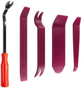 Auto Door Clip Panel Trim Removal Tool Kits Navigation Plastic Seesaw Conversion Tool Car Removal Trim Clip Dashboard RepairTool(Purple 4PCS) by Unknown