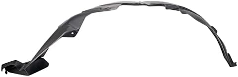 TRQ Front Right Inner Fender Liner Black Passenger Side