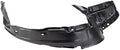 TRQ Front Right Inner Fender Liner Black Passenger Side