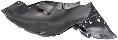 TRQ Front Left Forward Inner Fender Liner Black Drivers Side