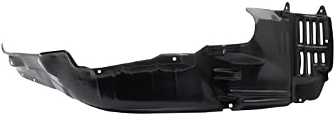 TRQ Front Right Inner Fender Liner Black Passenger Side