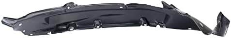 TRQ Front Left Inner Fender Liner Black Drivers Side