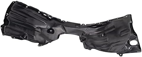 TRQ Front Left Inner Fender Liner Black Drivers Side