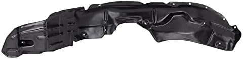 TRQ Front Left Inner Fender Liner Black Drivers Side