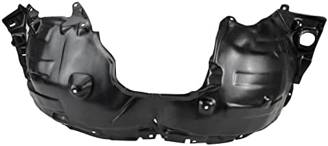 TRQ Front Left Inner Fender Liner Black Drivers Side