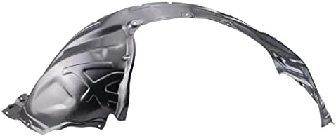 TRQ Front Left Inner Fender Liner Black Drivers Side