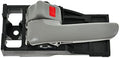 TRQ Front Left Interior Door Handle Light Charcoal Gray Drivers Side