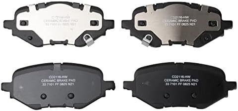 TRQ Rear Brake Pads Ceramic