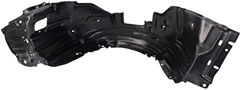 TRQ Front Right Inner Fender Liner Black Passenger Side