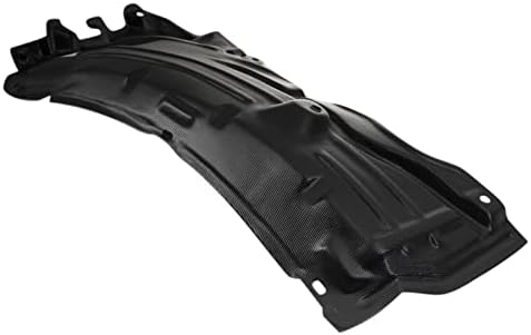 TRQ Front Right Rearward Inner Fender Liner Black Passenger Side