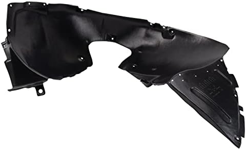 TRQ Front Right Inner Fender Liner Black Passenger Side